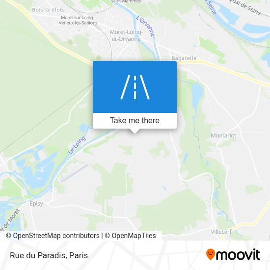 Rue du Paradis map
