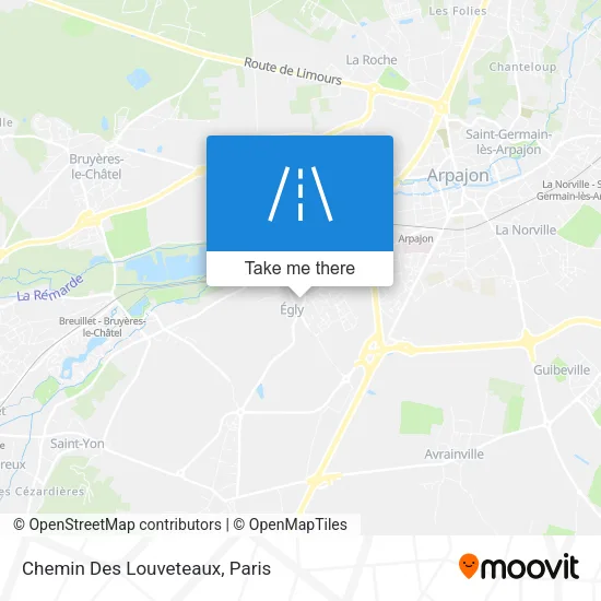 Chemin Des Louveteaux map