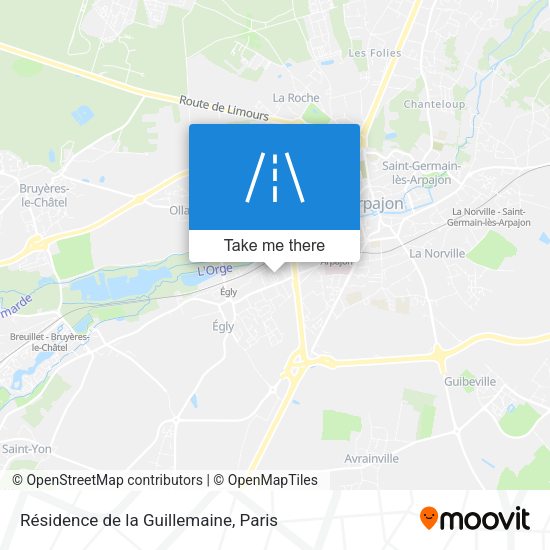 Résidence de la Guillemaine map