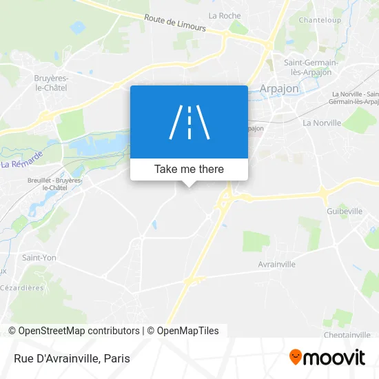 Rue D'Avrainville map