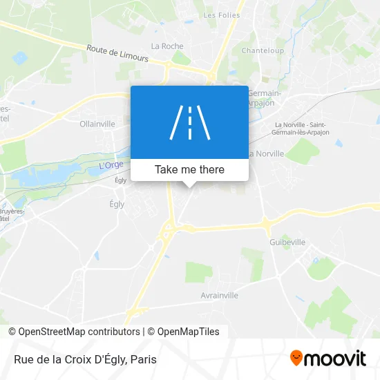 Rue de la Croix D'Égly map