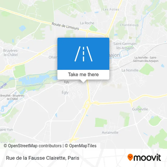 Rue de la Fausse Clairette map