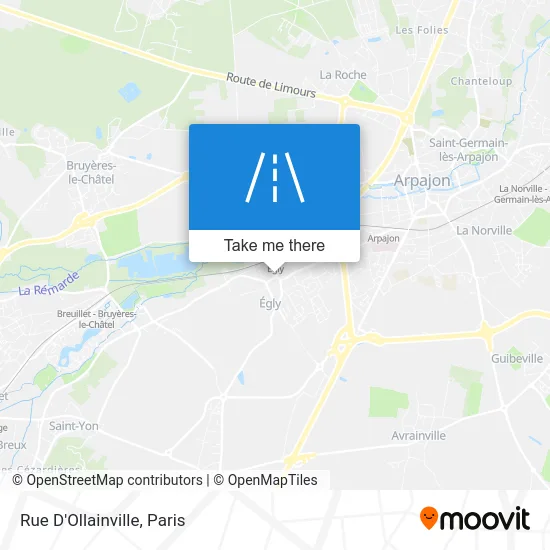 Rue D'Ollainville map