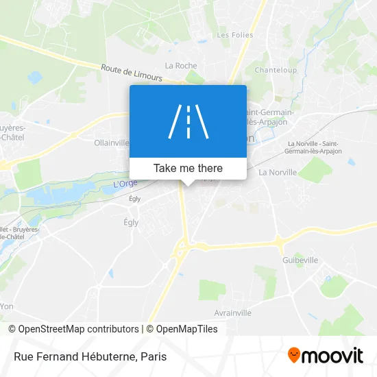 Rue Fernand Hébuterne map