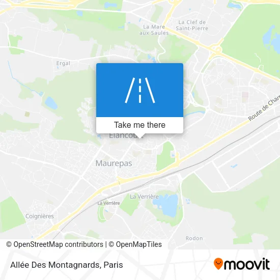 Allée Des Montagnards map