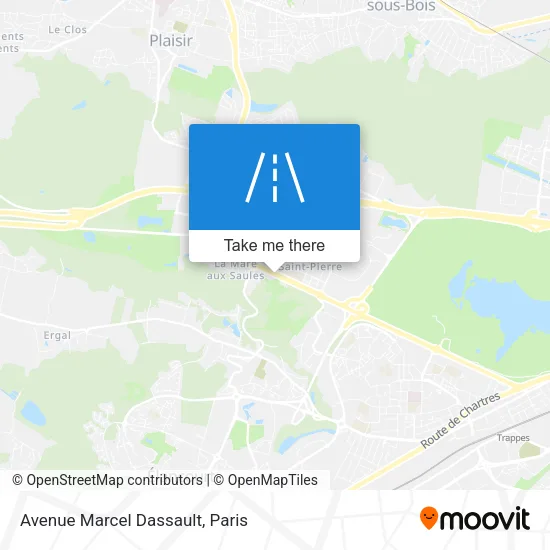 Avenue Marcel Dassault map