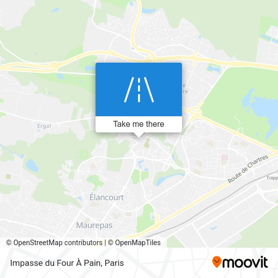 Impasse du Four À Pain map