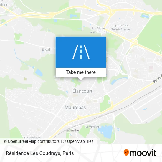 Résidence Les Coudrays map