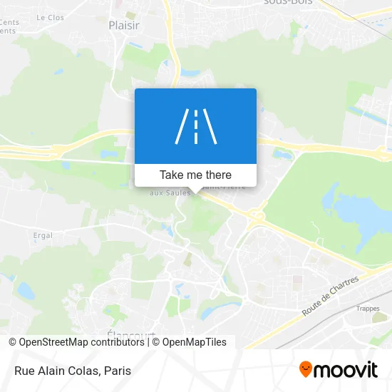 Rue Alain Colas map