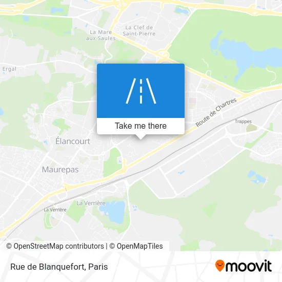 Rue de Blanquefort map