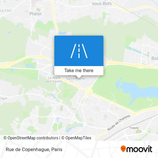 Rue de Copenhague map