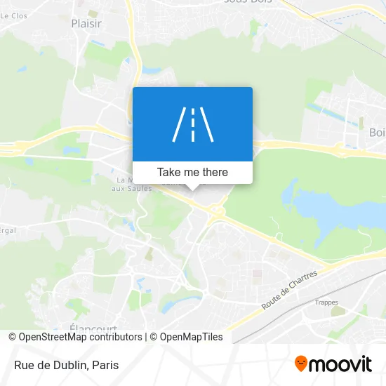 Rue de Dublin map