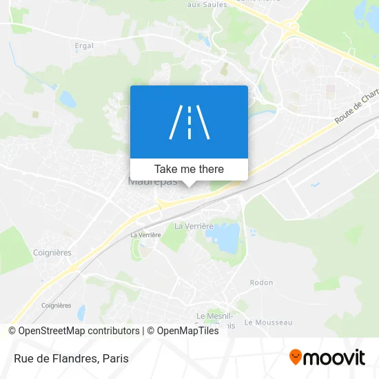 Rue de Flandres map