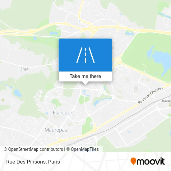 Rue Des Pinsons map