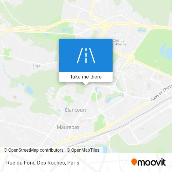 Rue du Fond Des Roches map