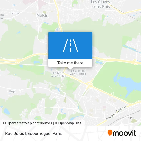 Mapa Rue Jules Ladoumègue