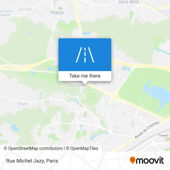 Rue Michel Jazy map