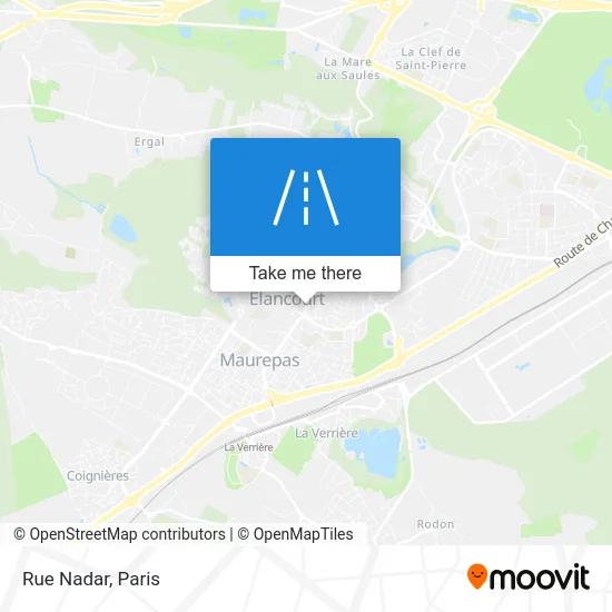 Rue Nadar map