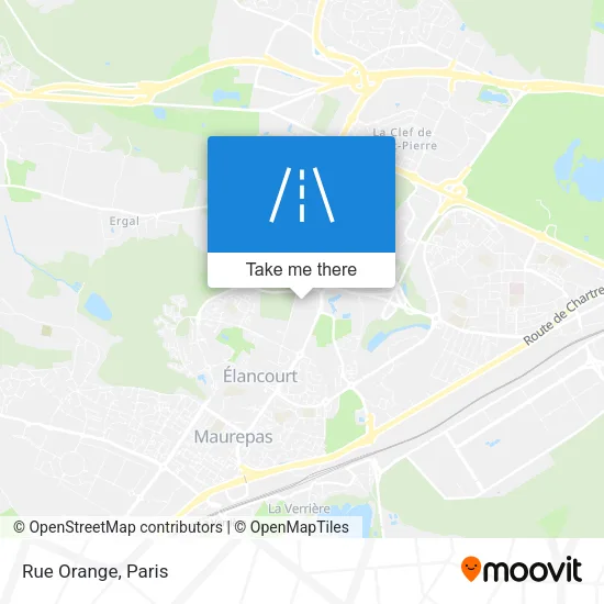Rue Orange map