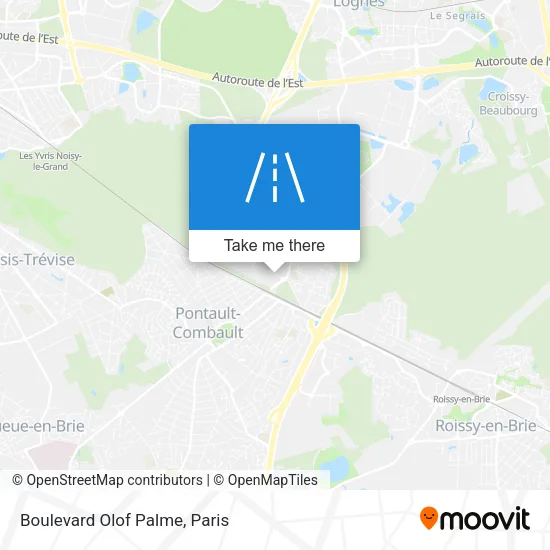 Boulevard Olof Palme map