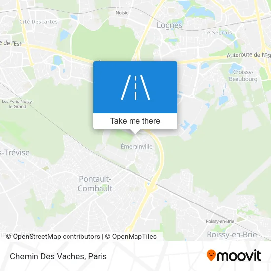 Chemin Des Vaches map