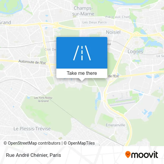 Rue André Chénier map