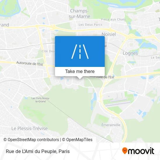 Rue de L’Ami du Peuple map