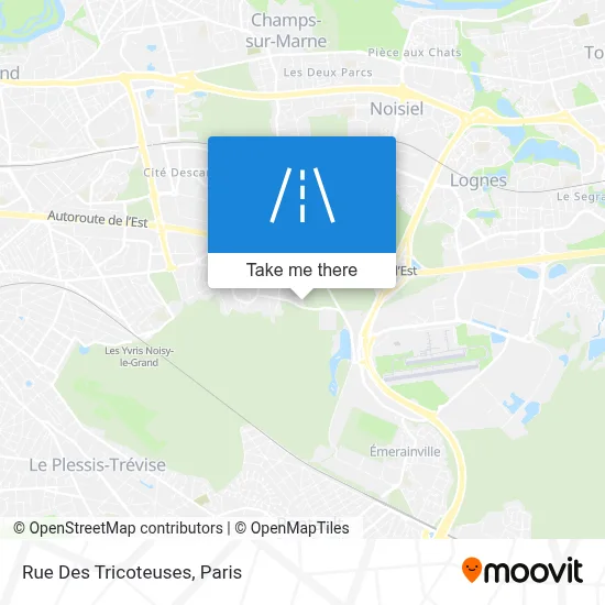 Rue Des Tricoteuses map