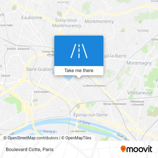 Boulevard Cotte map