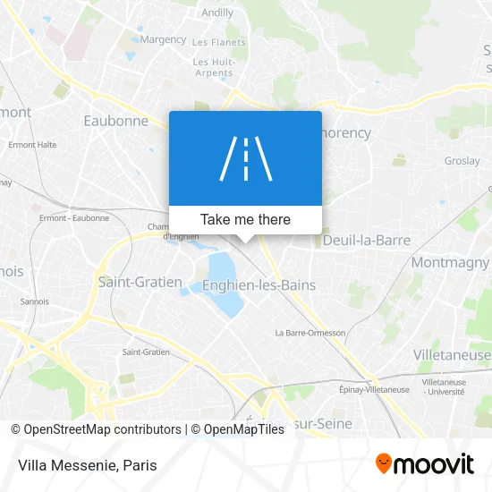 Villa Messenie map