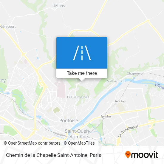 Chemin de la Chapelle Saint-Antoine map