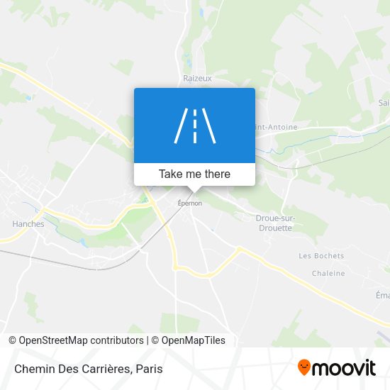 Chemin Des Carrières map