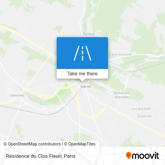 Résidence du Clos Fleuri map