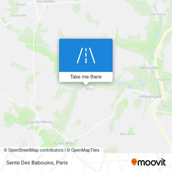 Sente Des Babouins map