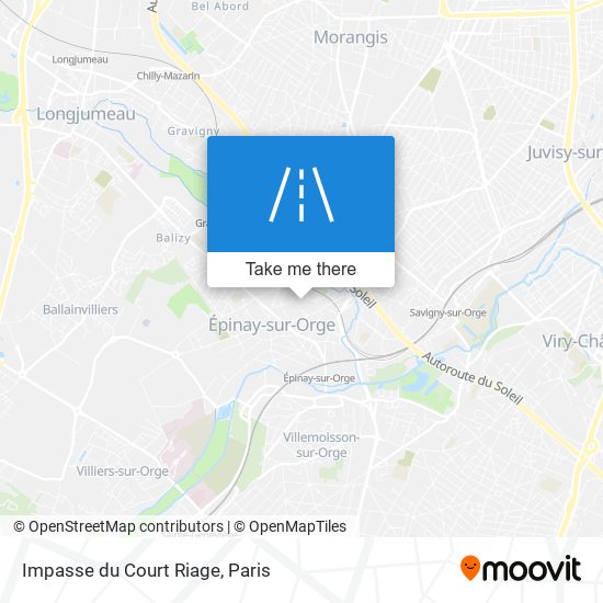 Mapa Impasse du Court Riage