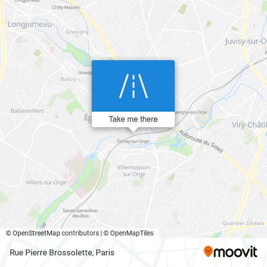 Mapa Rue Pierre Brossolette