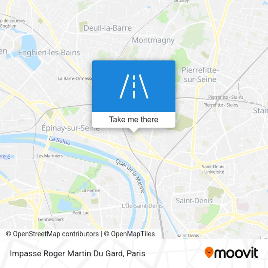 Impasse Roger Martin Du Gard map