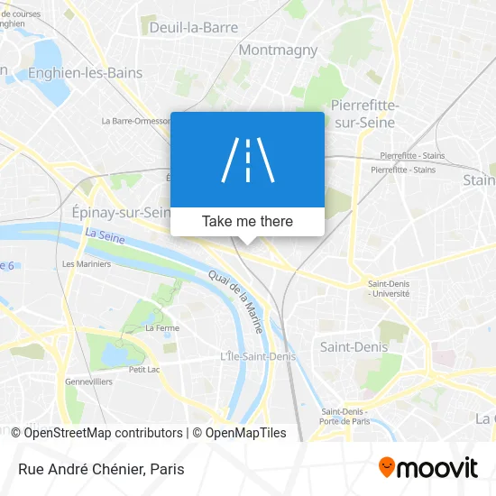 Rue André Chénier map