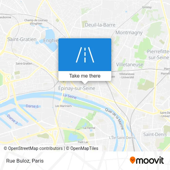 Rue Buloz map