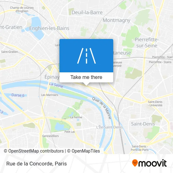 Rue de la Concorde map