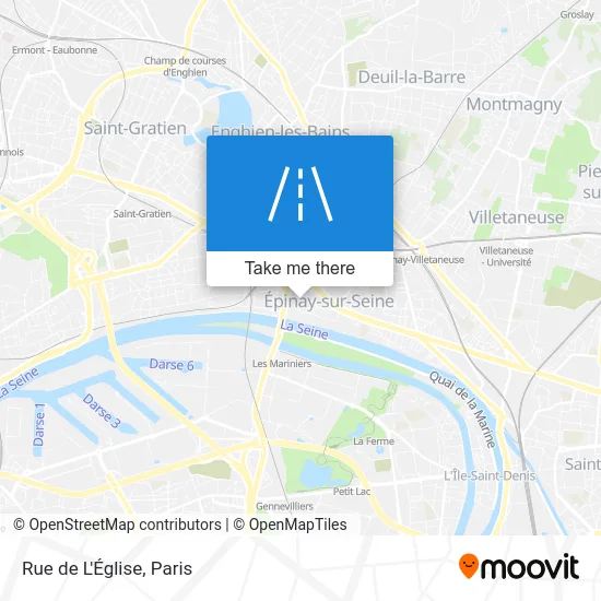 Rue de L'Église map