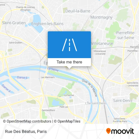 Rue Des Béatus map