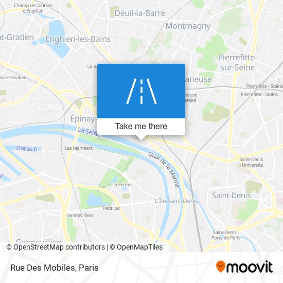 Mapa Rue Des Mobiles