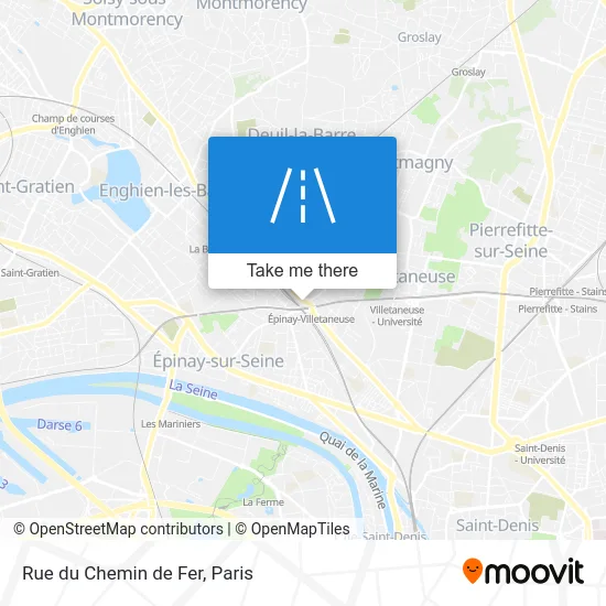 Rue du Chemin de Fer map