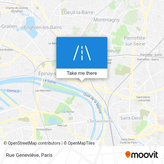 Rue Geneviève map