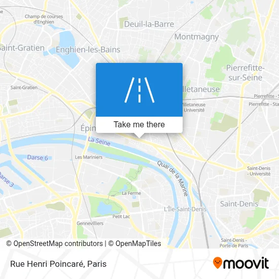 Rue Henri Poincaré map