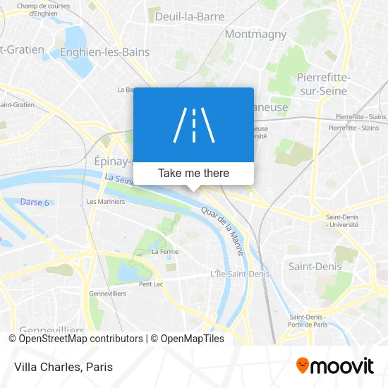 Villa Charles map