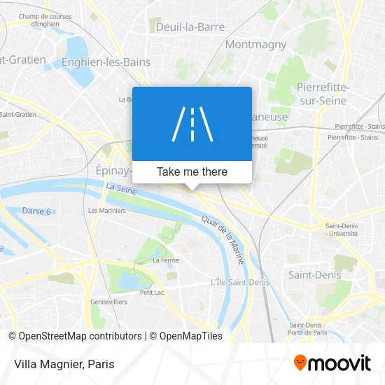 Villa Magnier map