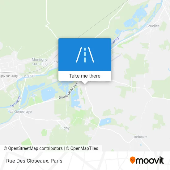 Rue Des Closeaux map