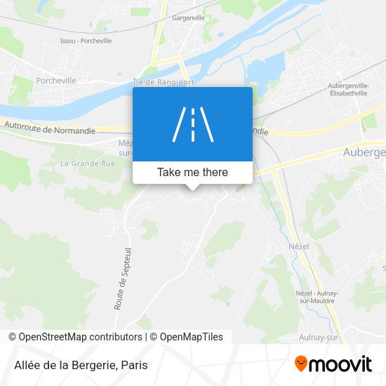 Allée de la Bergerie map